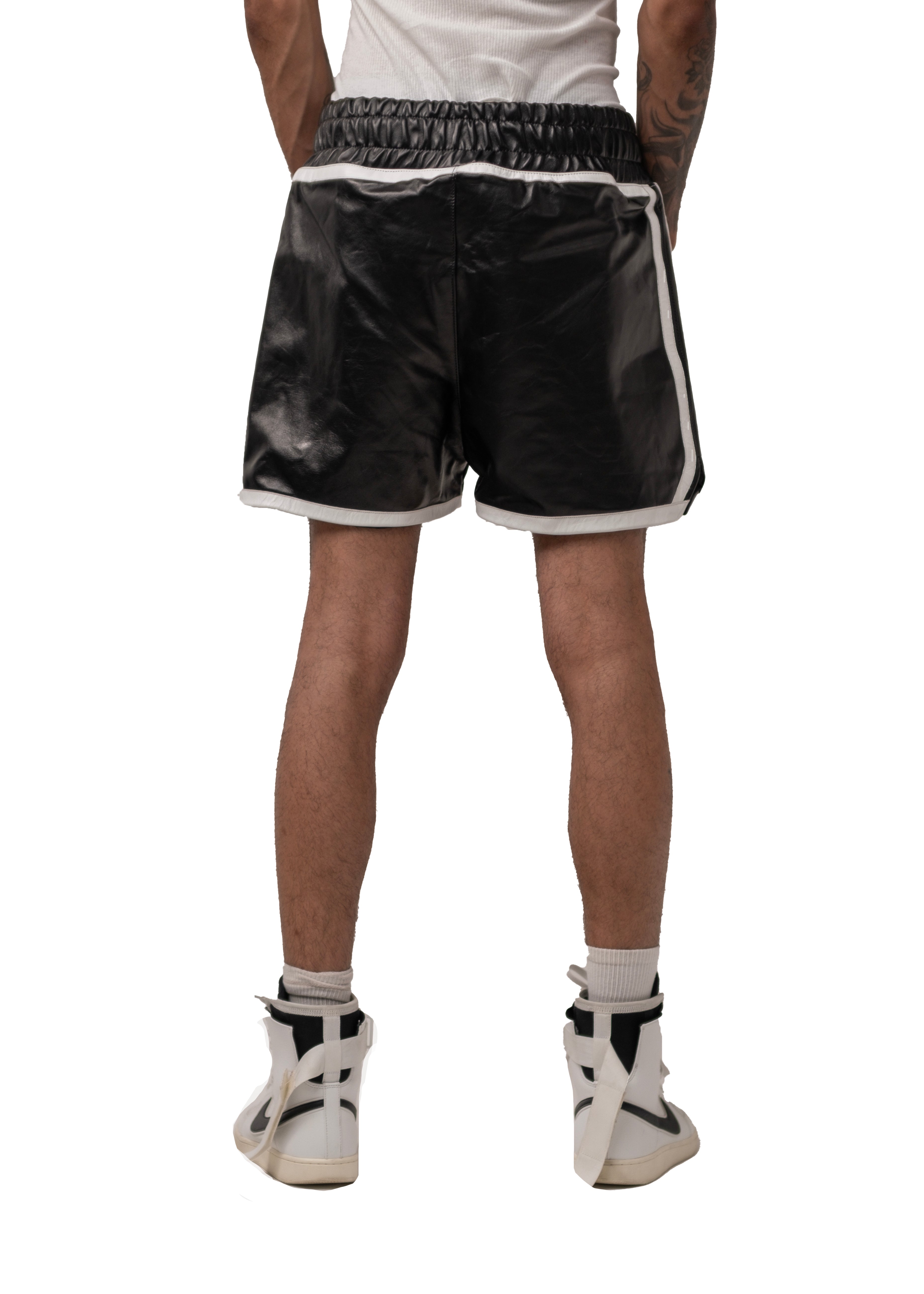 Boxer Leather Shorts