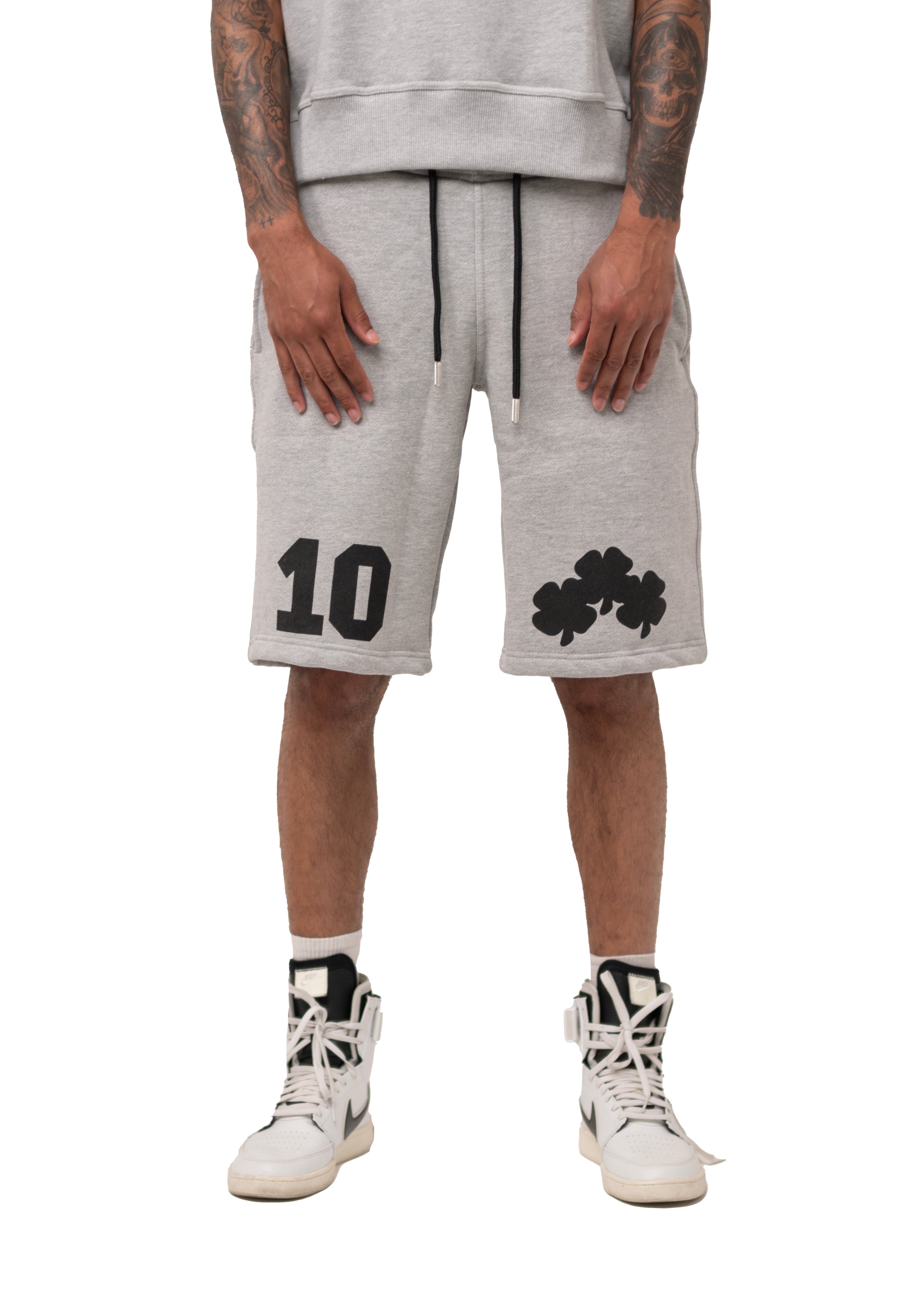 Gray Anniversary Shorts