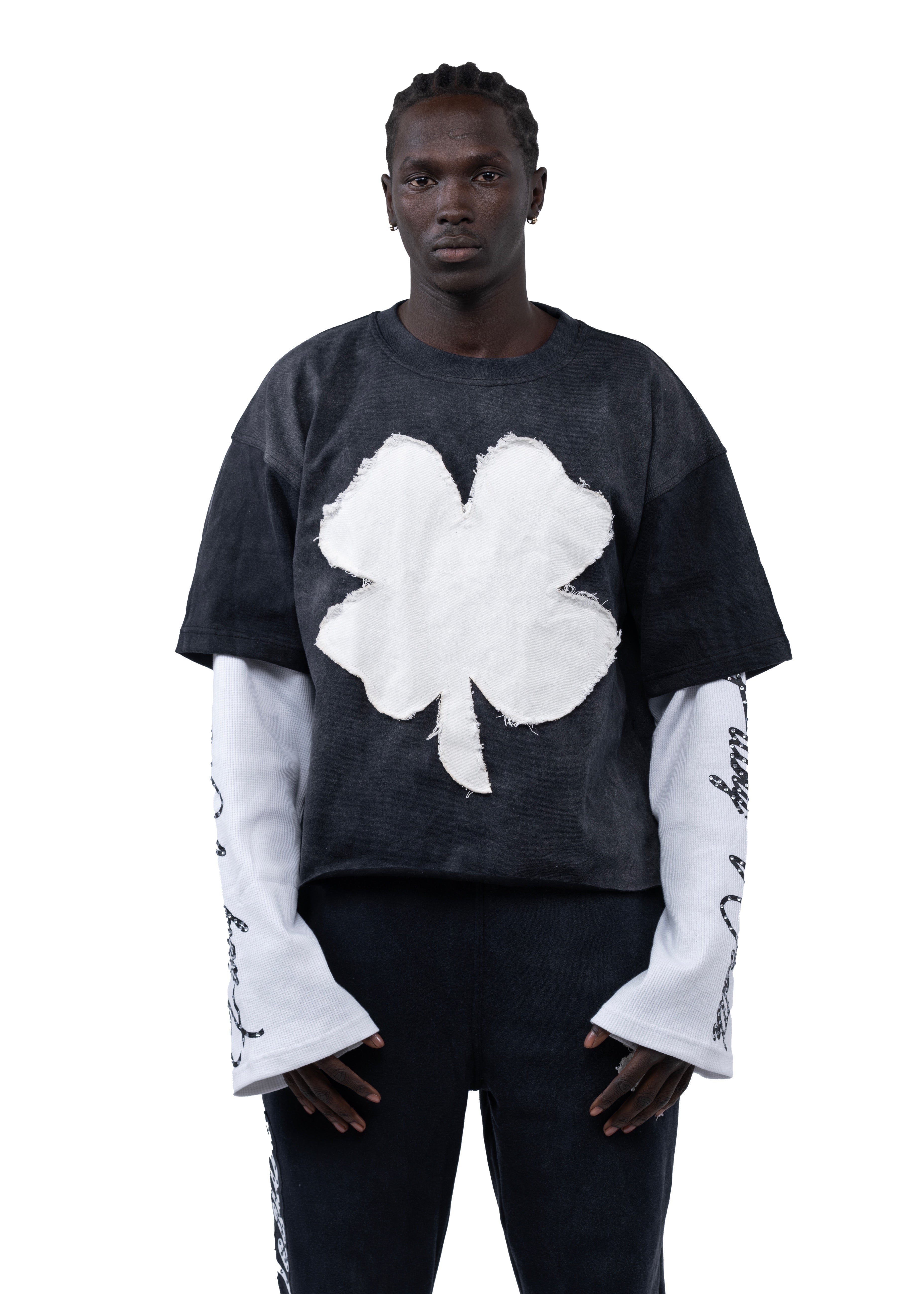 Clover Crop Thermal Longsleeve White