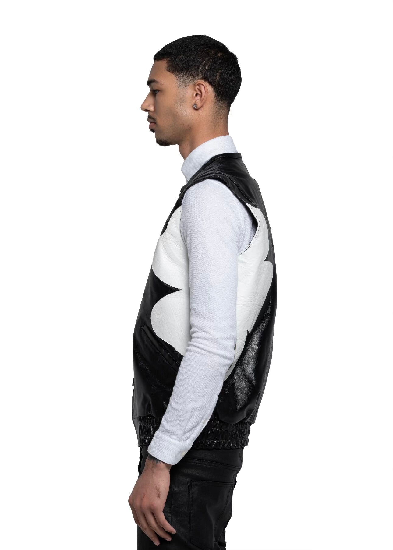 Biker Leather Vest