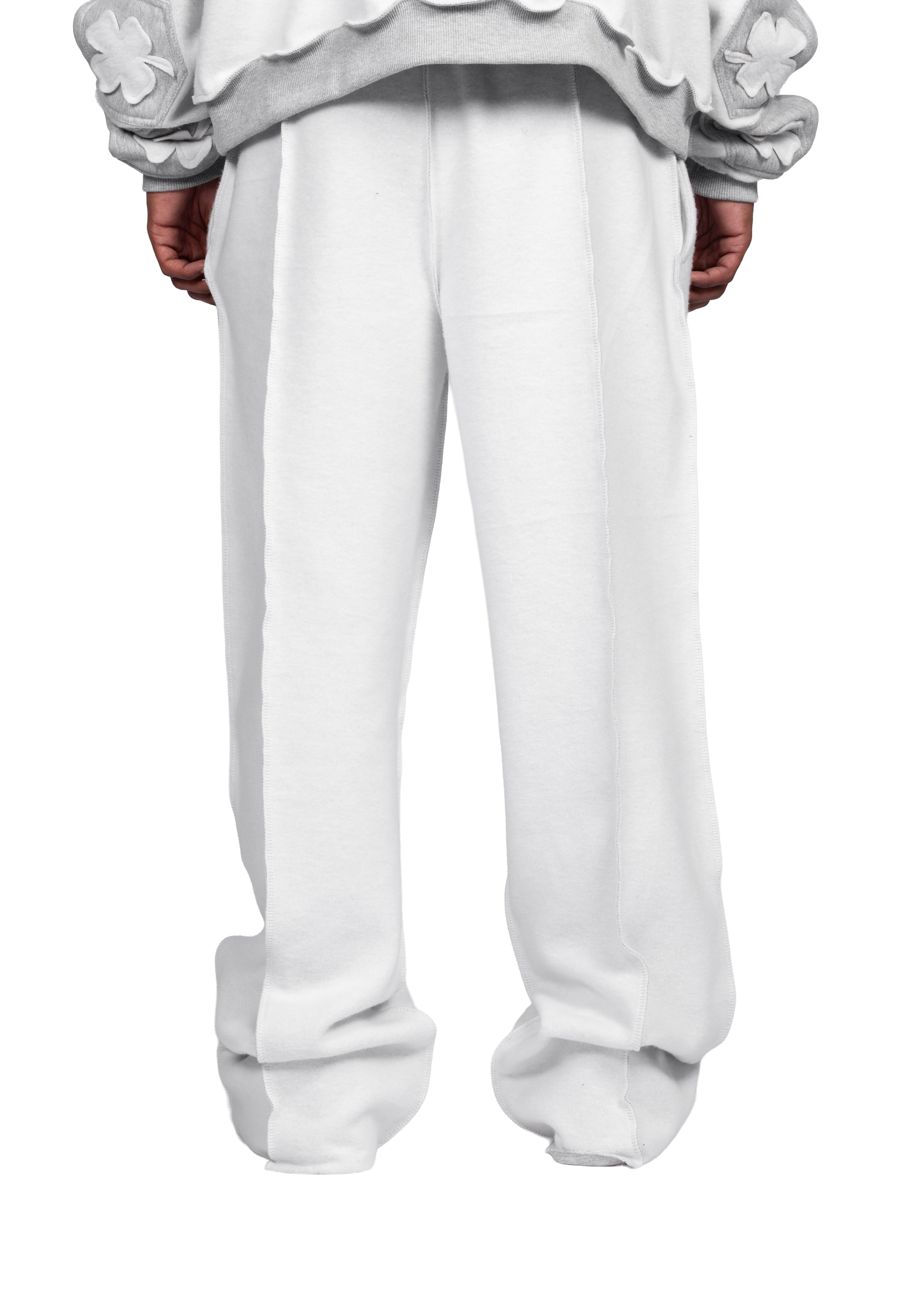 Pocket Inside Out Clover Sweatpants Gray