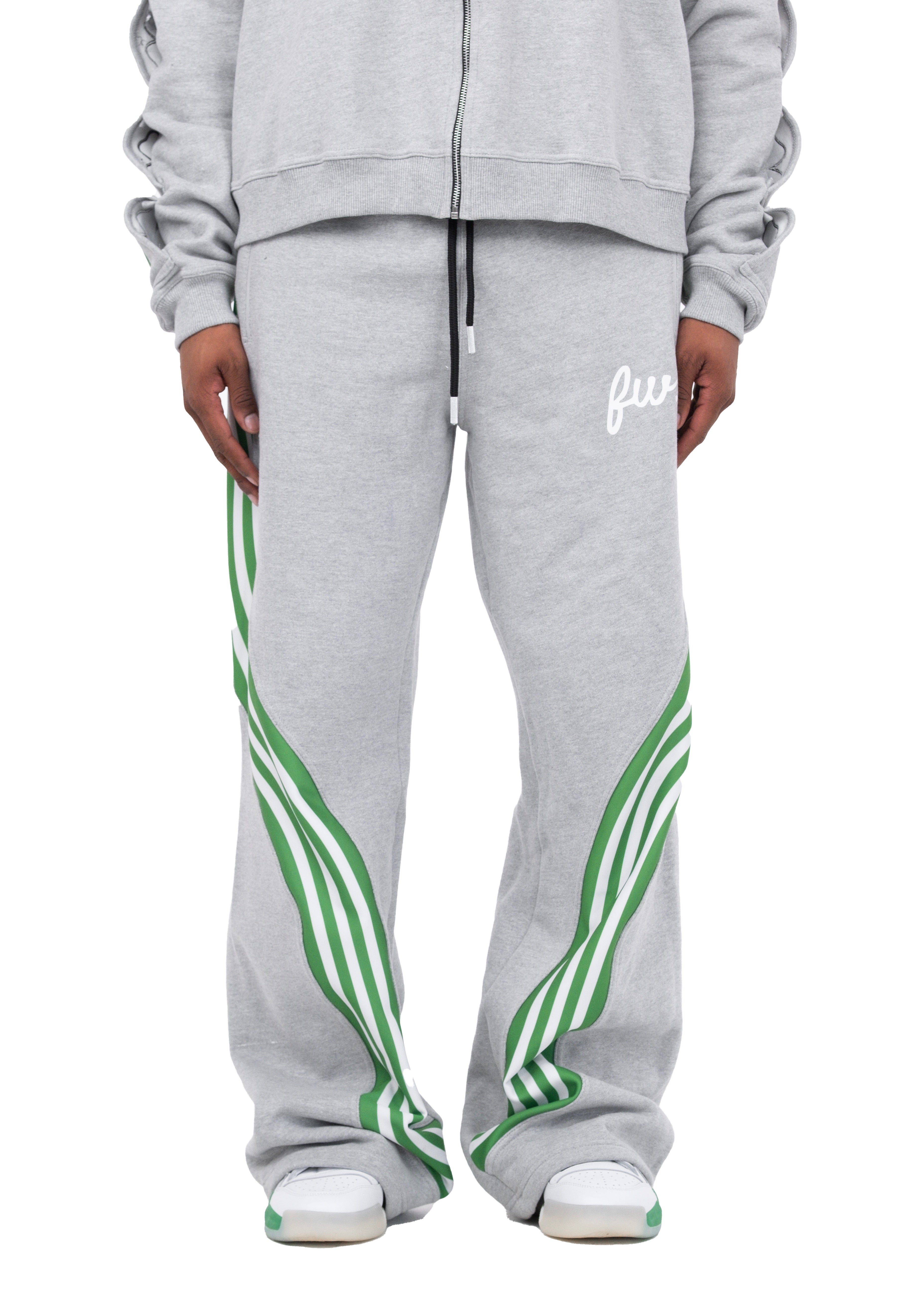Striped Green Sweatpants