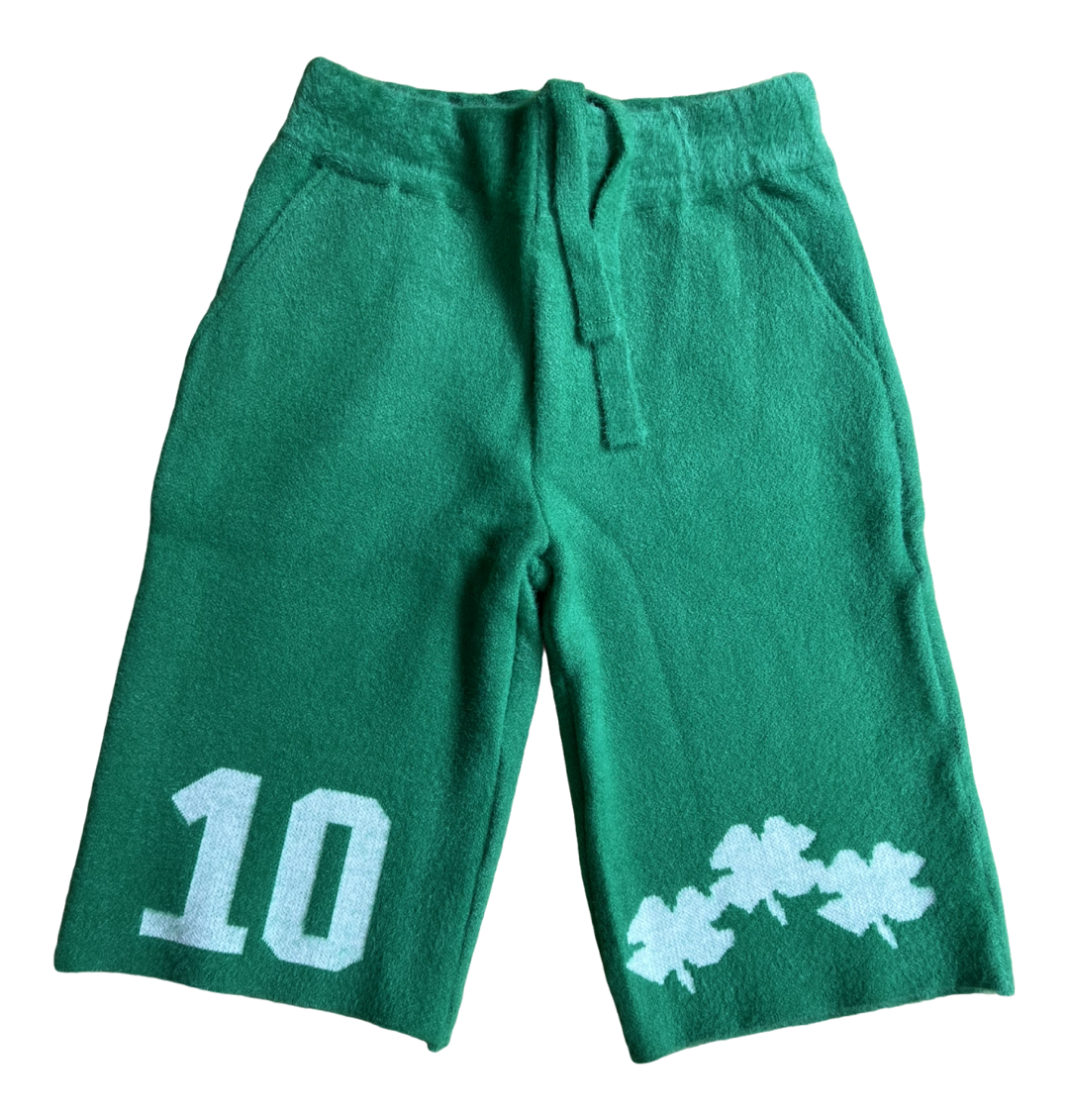 Green Mohair Anniversary Shorts