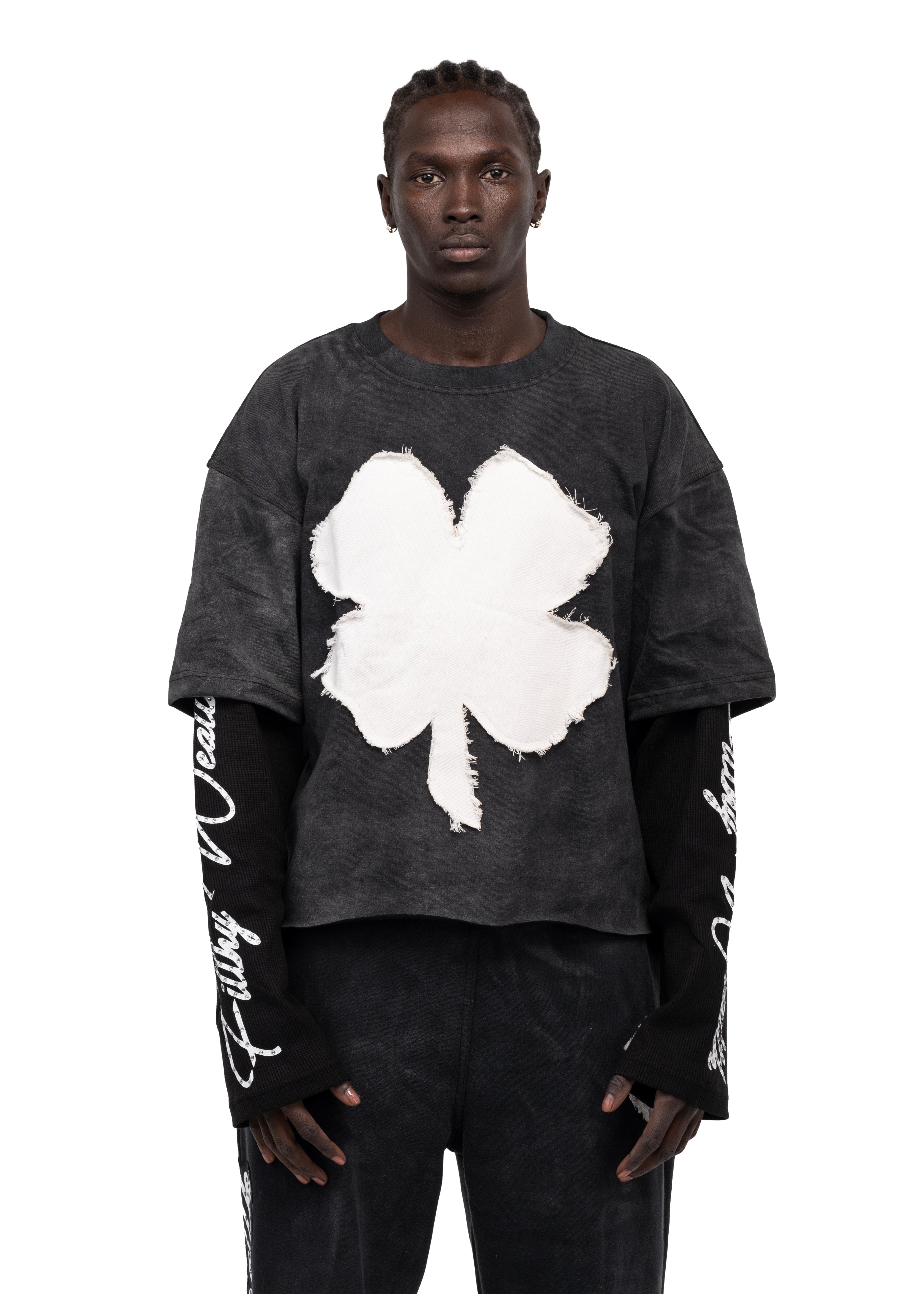 Clover Crop Thermal Longsleeve Black