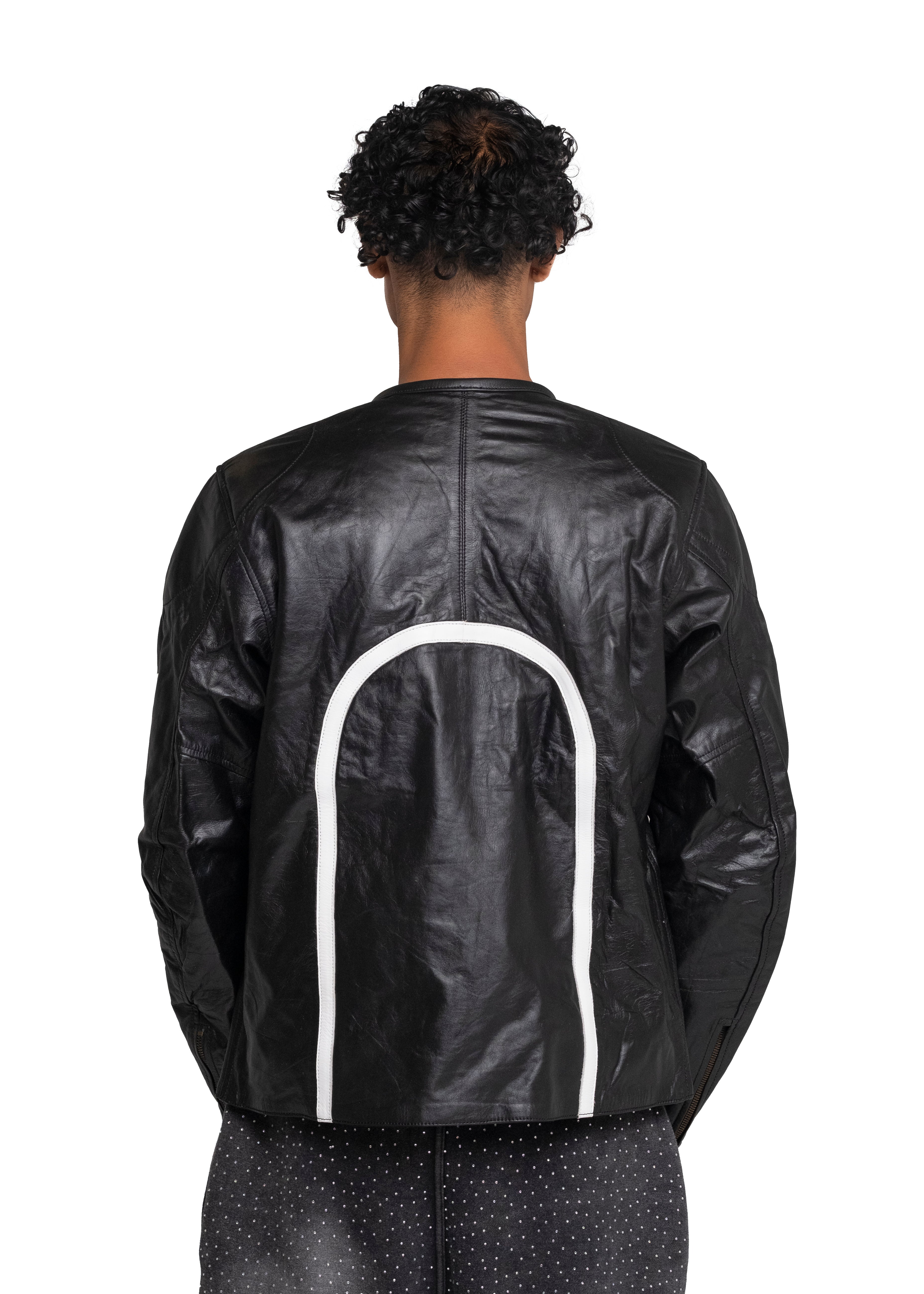 Men Black Leather Jacket