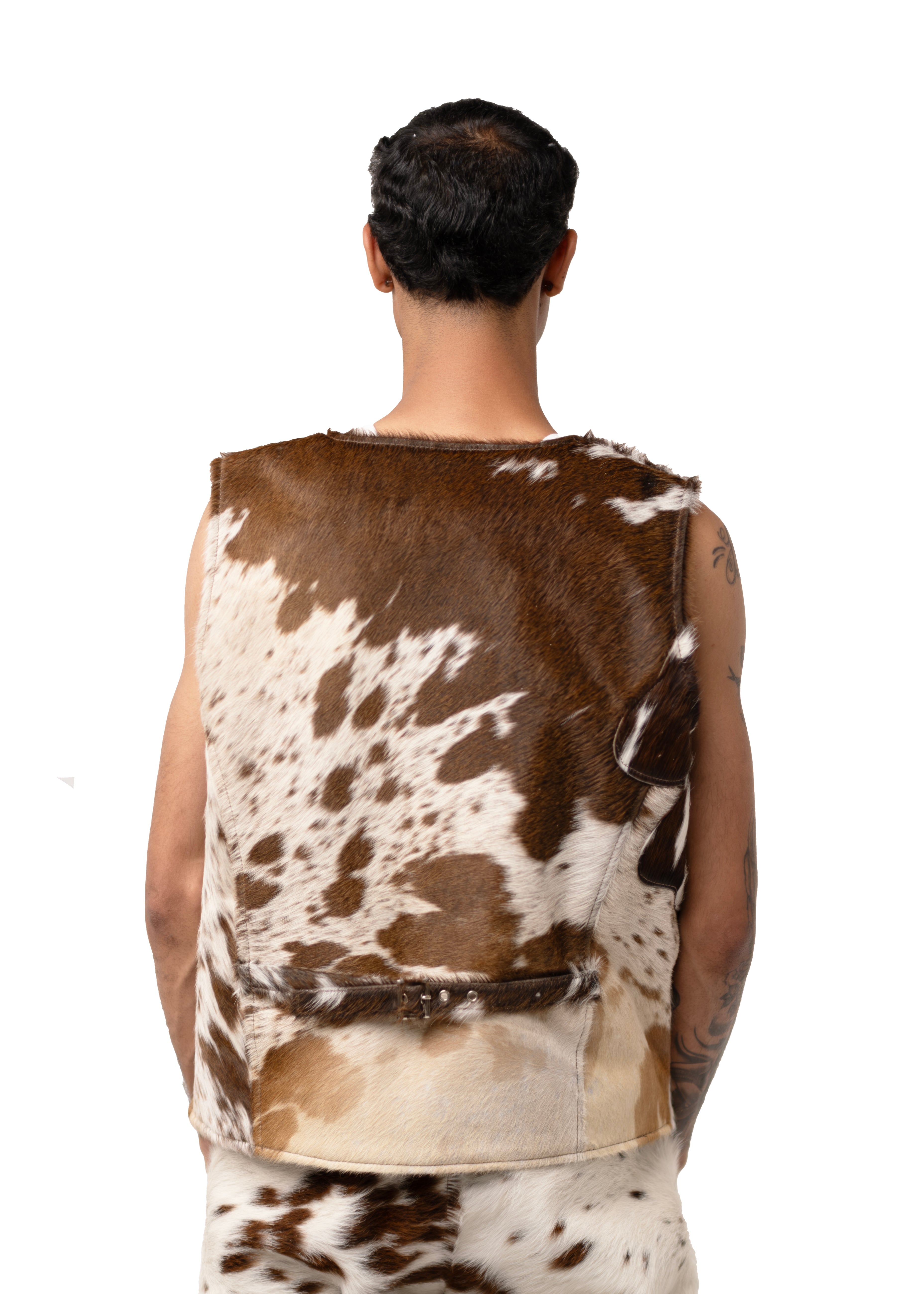 Cow Hide Artist Leather Vest