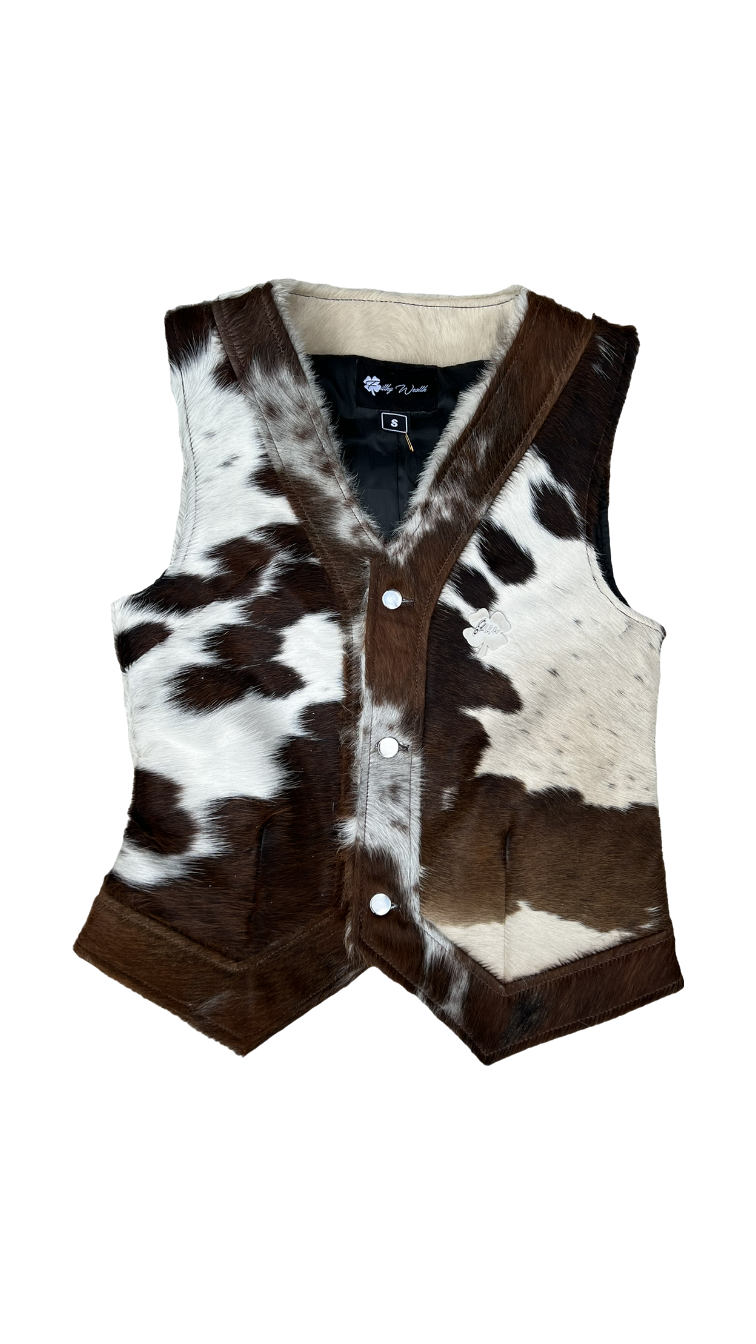 Women Cow Hide Vest