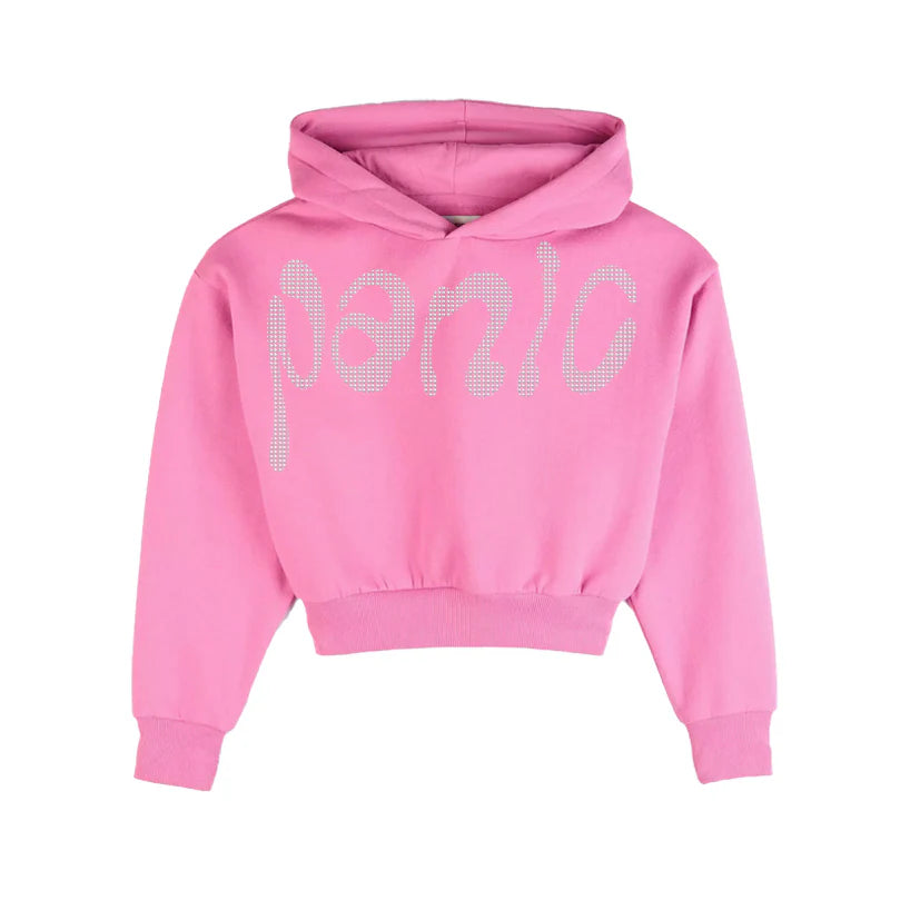 Bubblegum Cropped Hoodie Sweatsuit Pullover