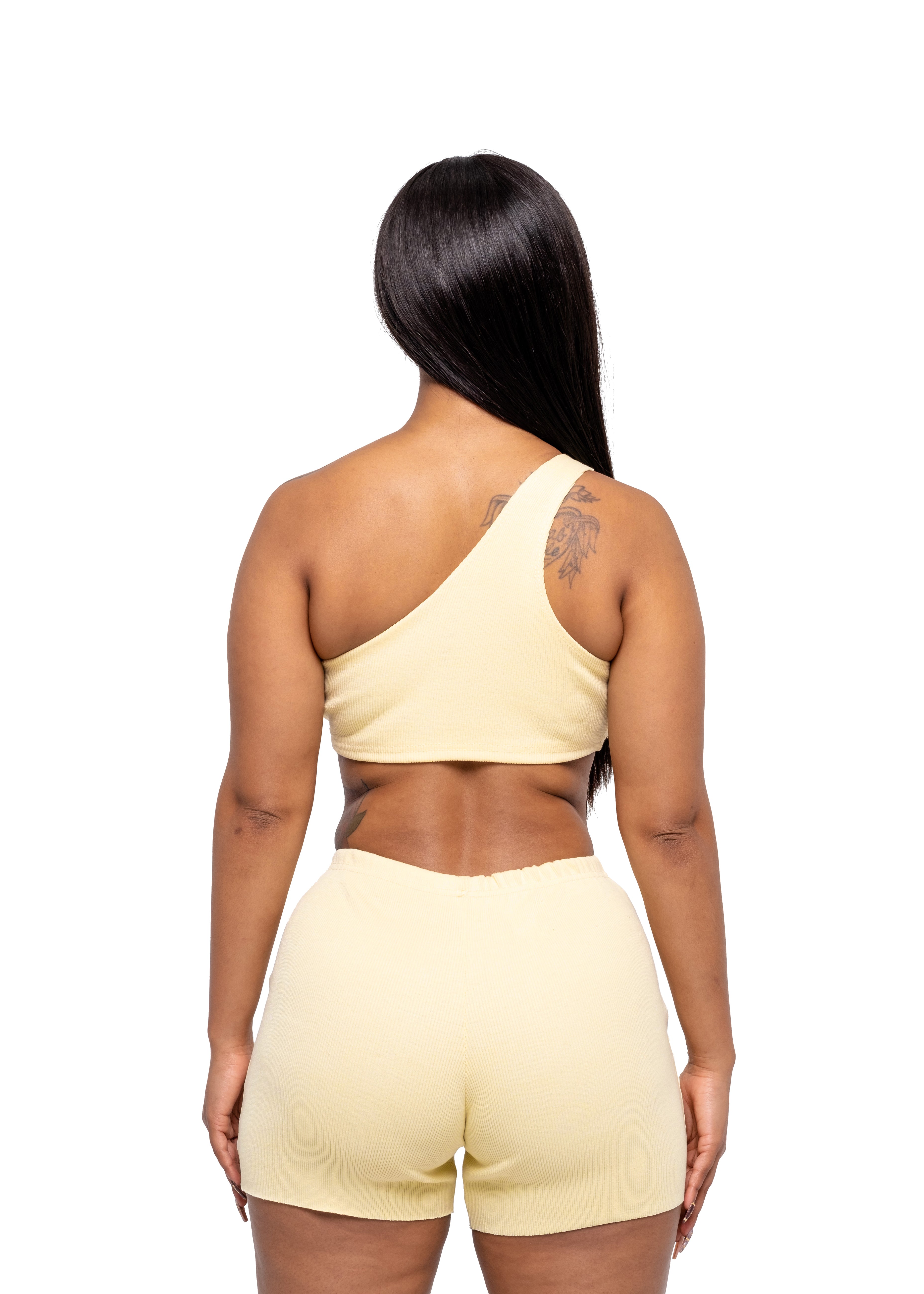 One Shoulder Crop Top