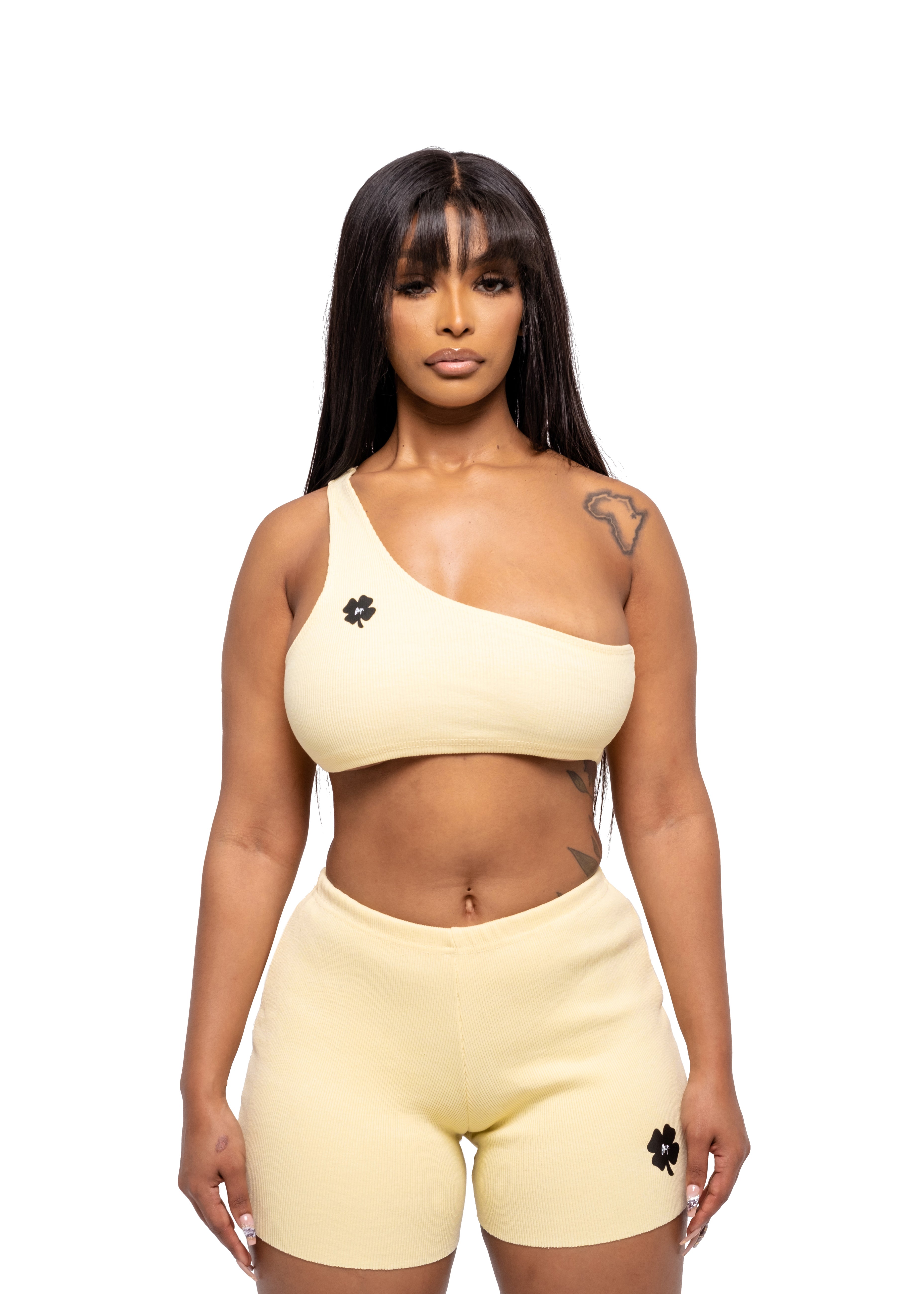 One Shoulder Crop Top