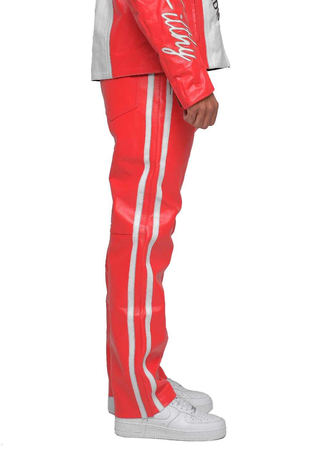 Red Leather Pants