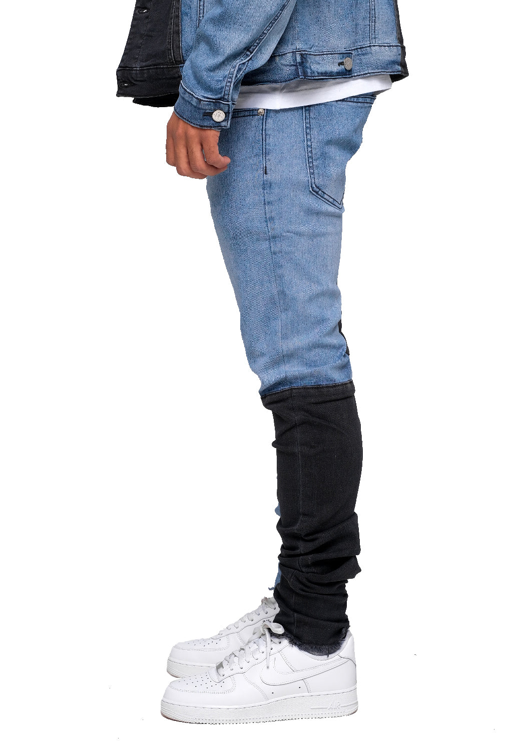 Men Original Split Denim Pants