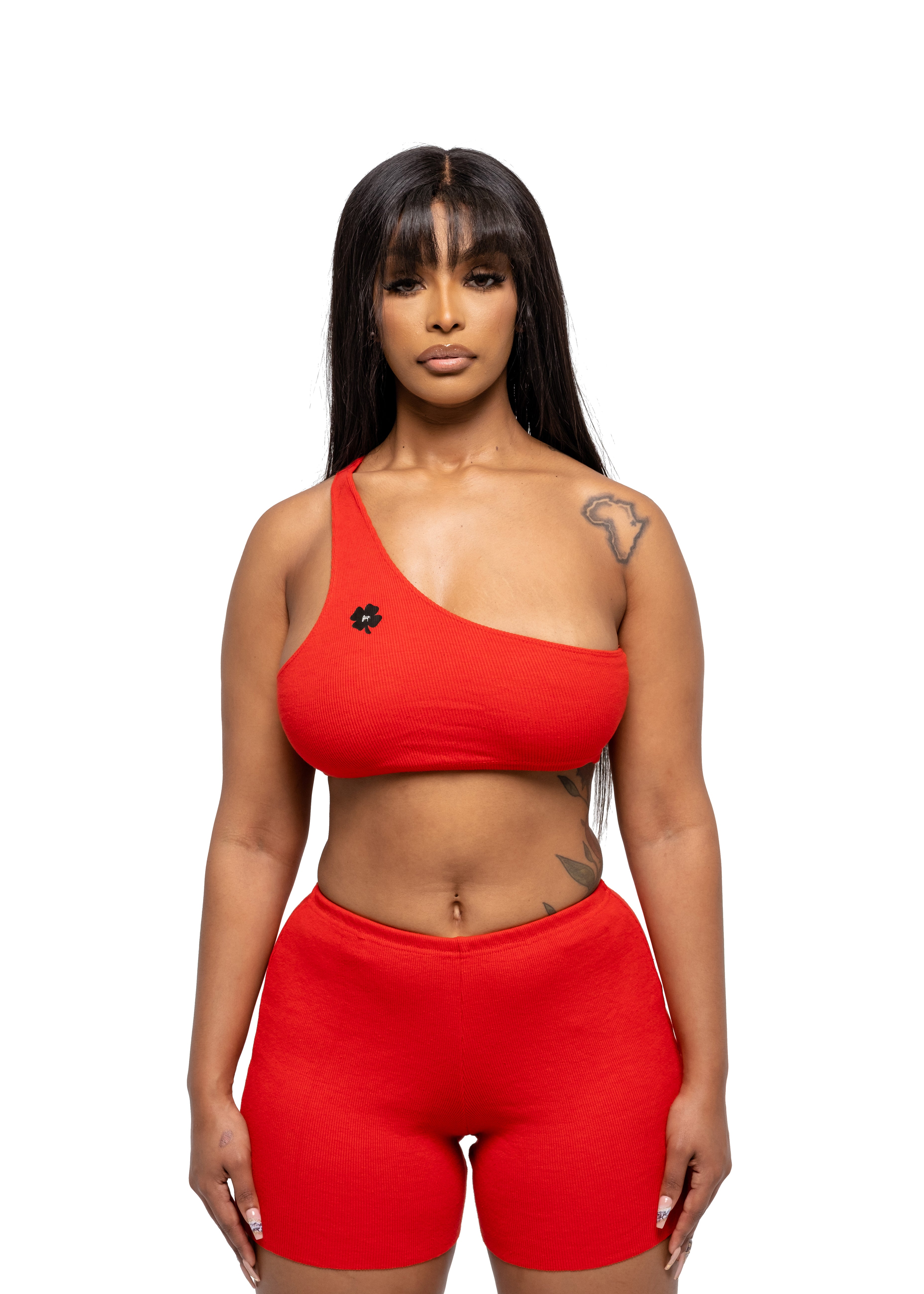 One Shoulder Crop Top