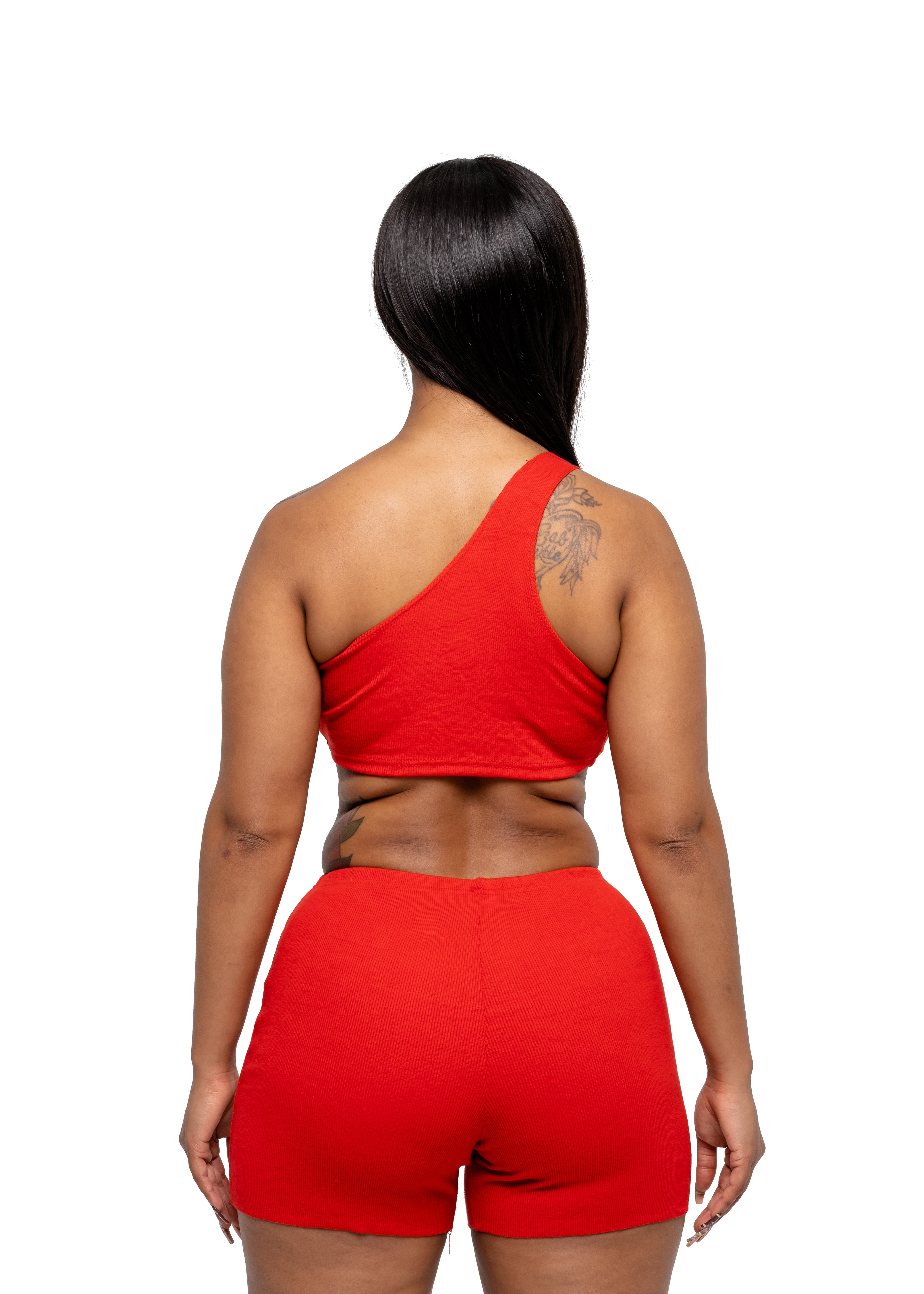 One Shoulder Crop Top