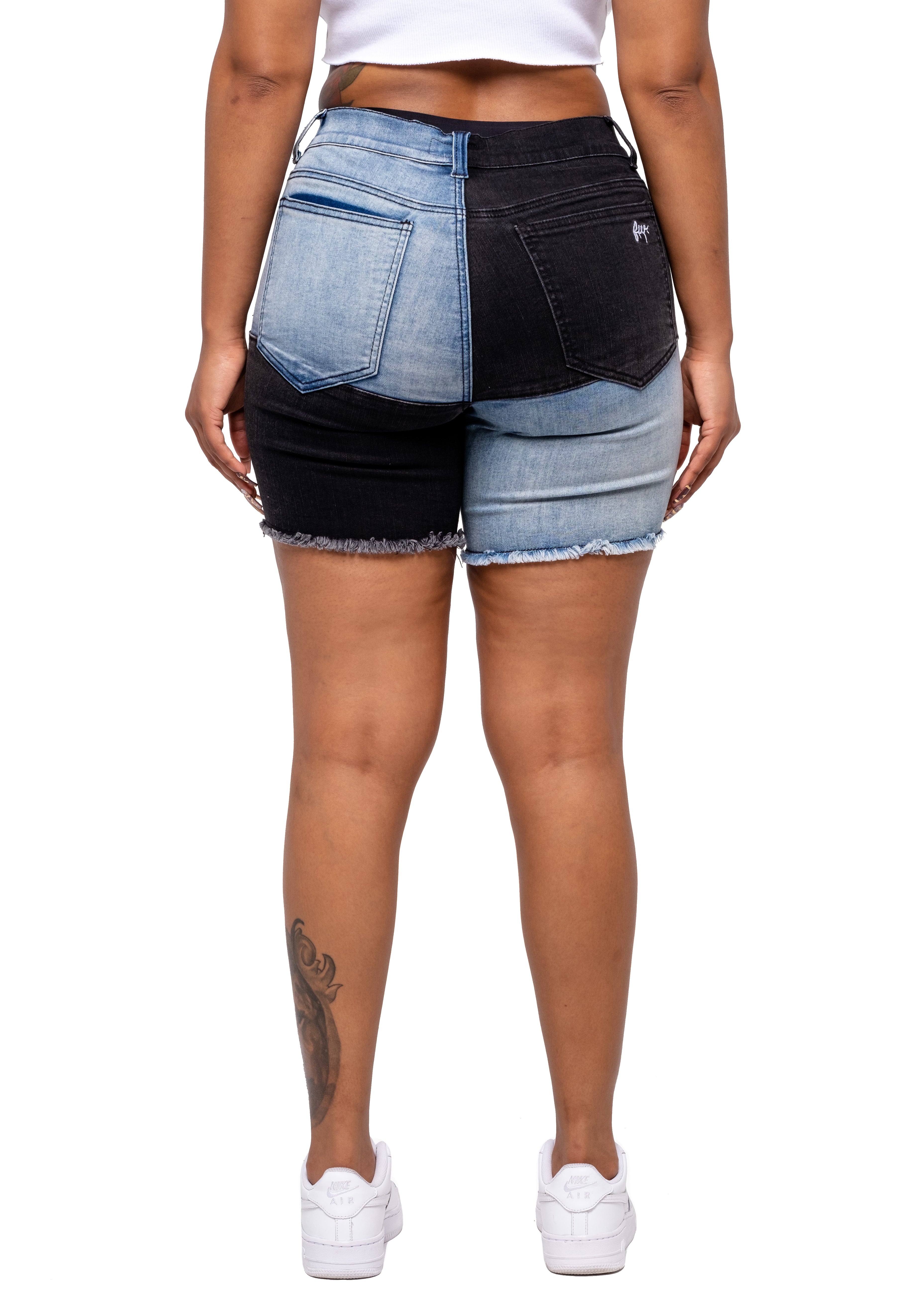 Original Split Denim Shorts