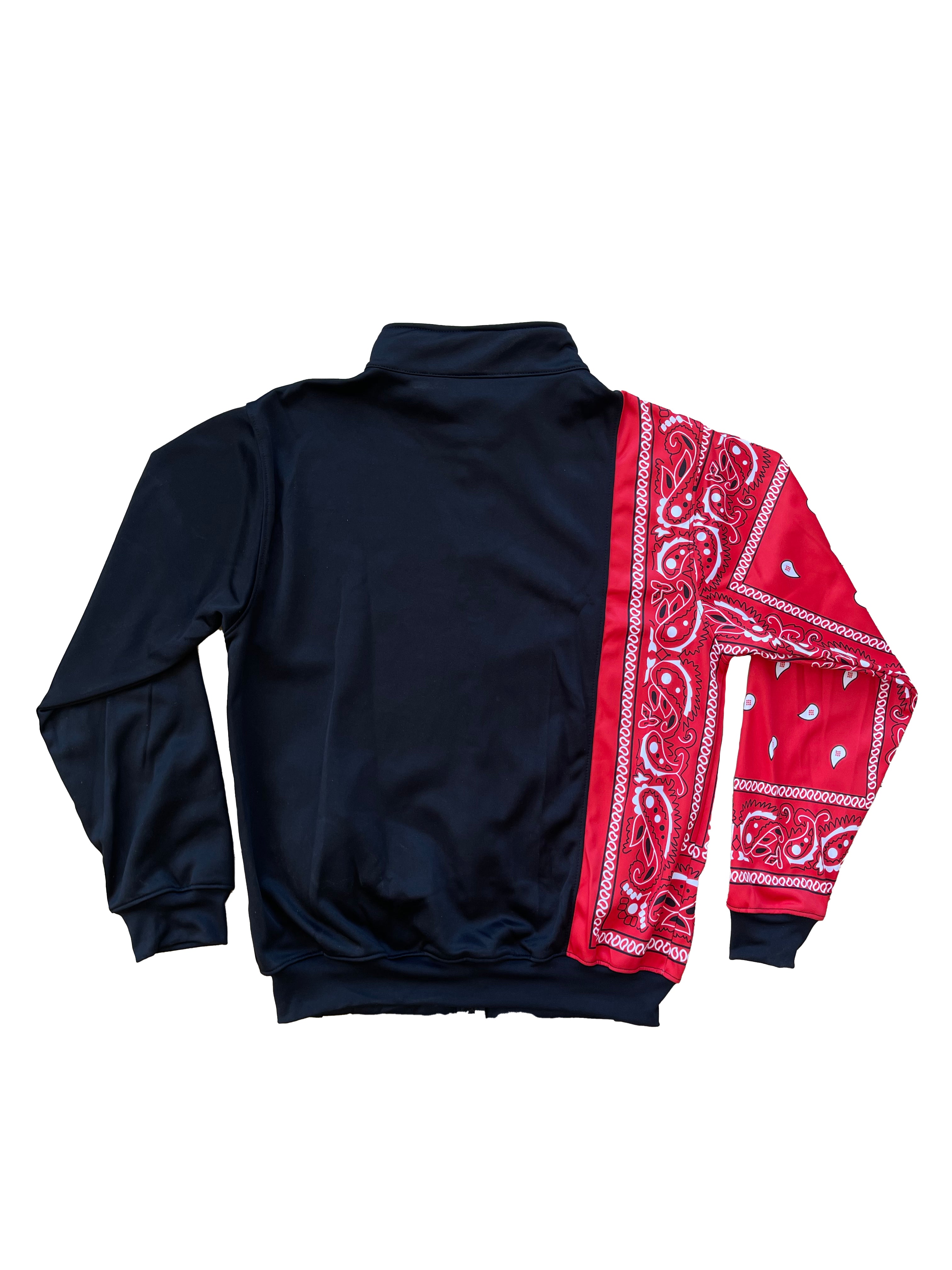 Red Bandana Track Jacket