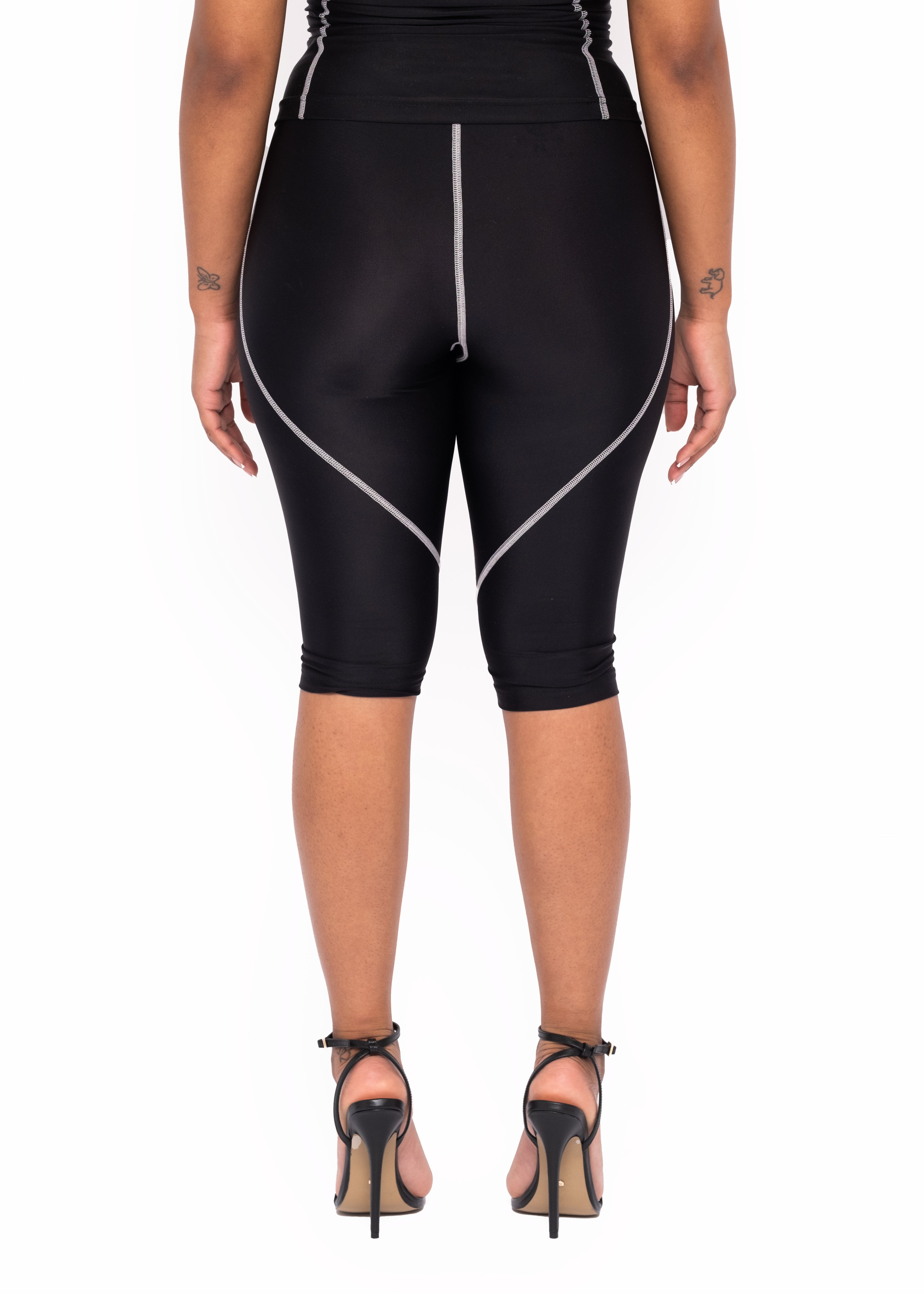 Black 3M Capri Leggings