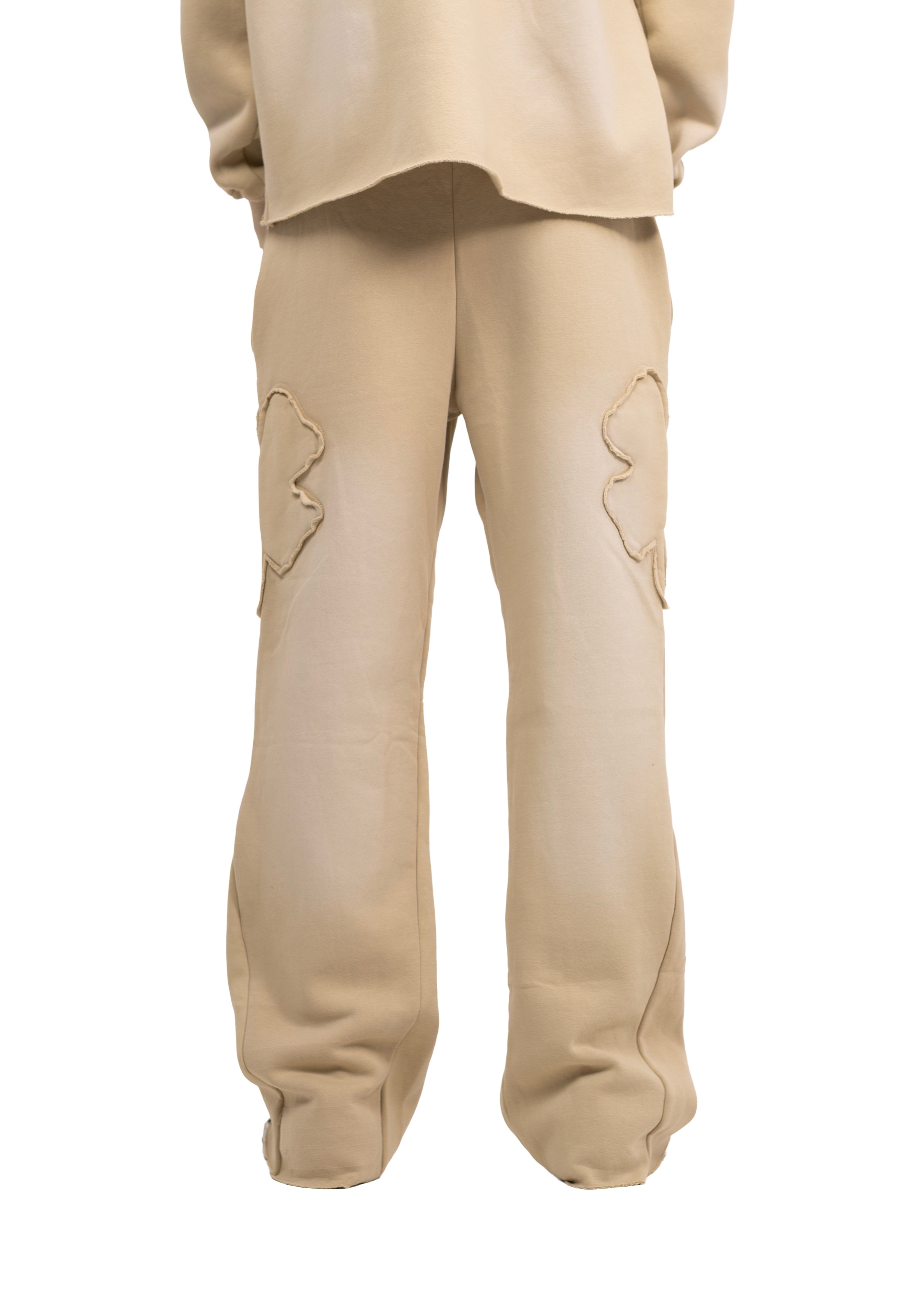 Stitched Clover Sweatpants Nude