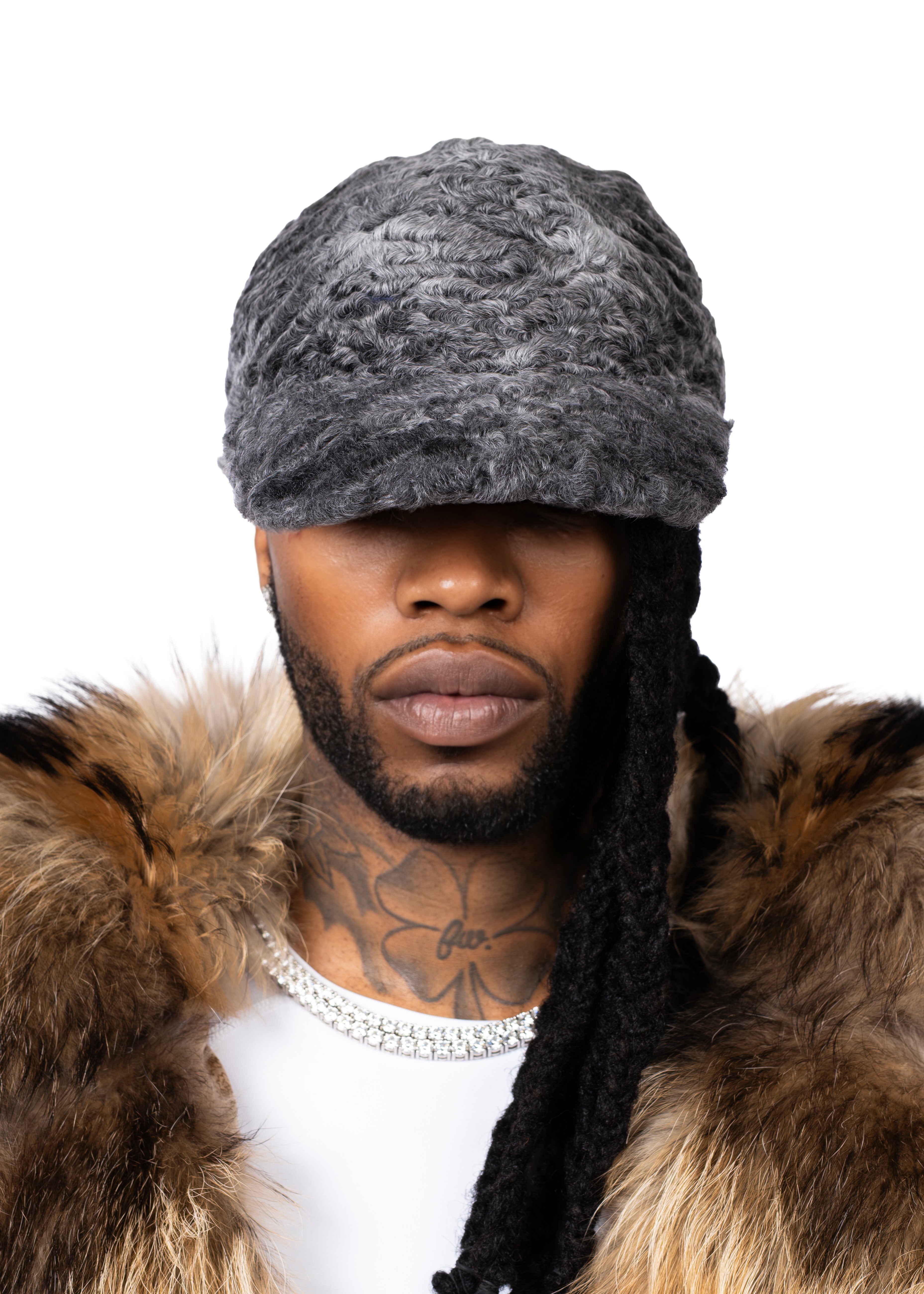 Persian Gray Wave Cap