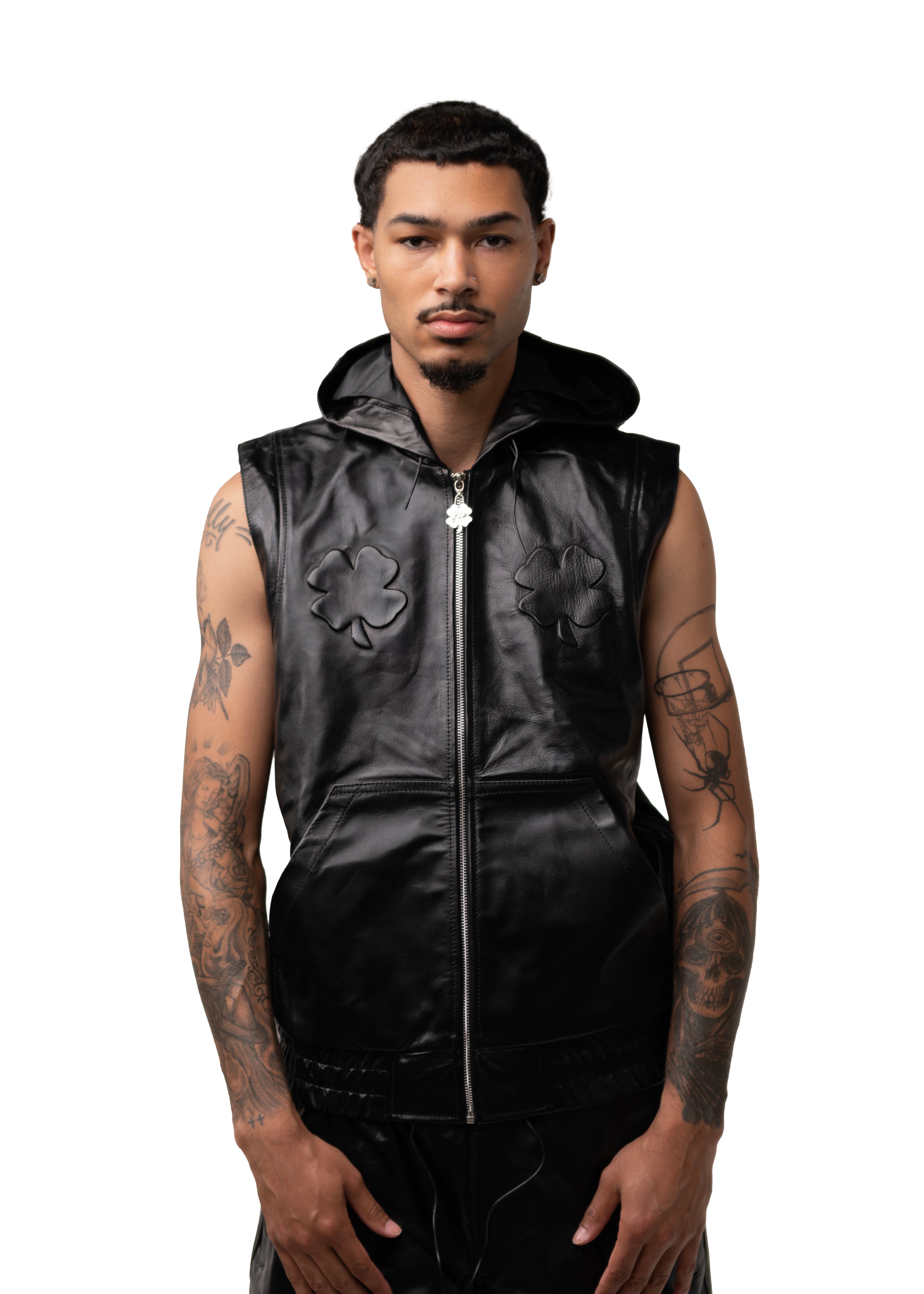 Emboss clover vest 