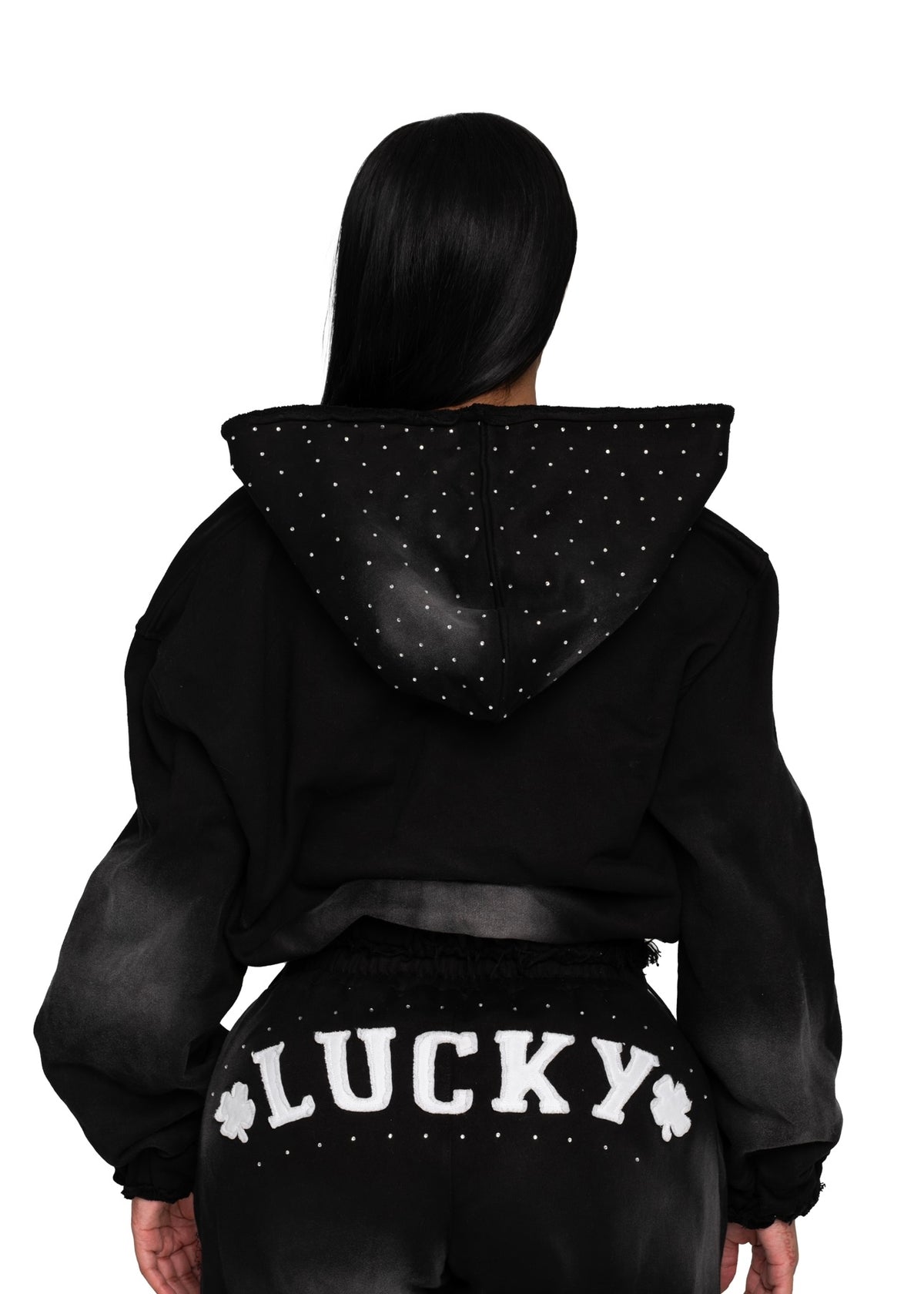 Black Lucky Hoodie | Filthy Wealth Clothing