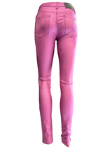 Pink Wax Denim Pants