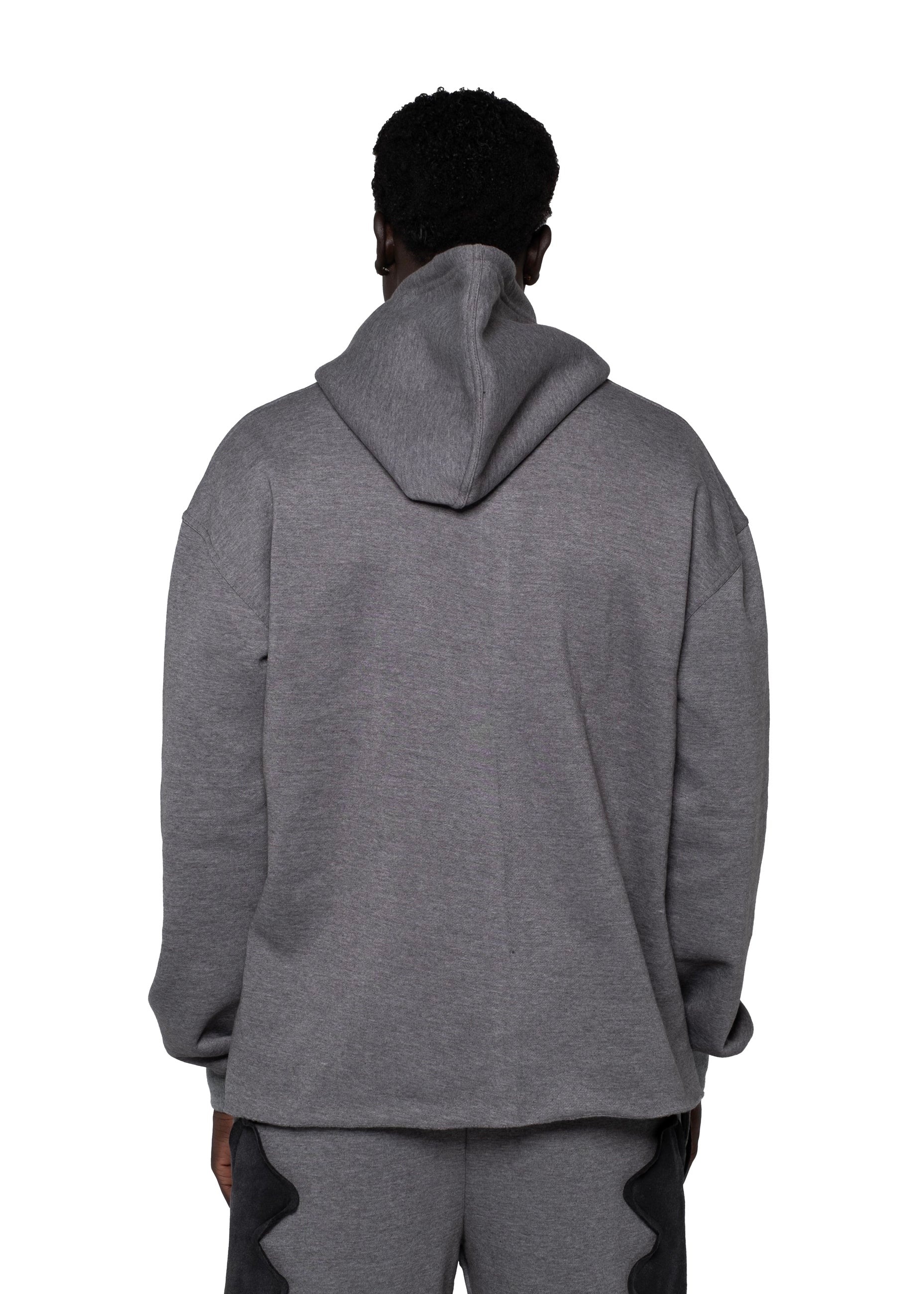 Stitched Clover Hoodie Heathered Gray