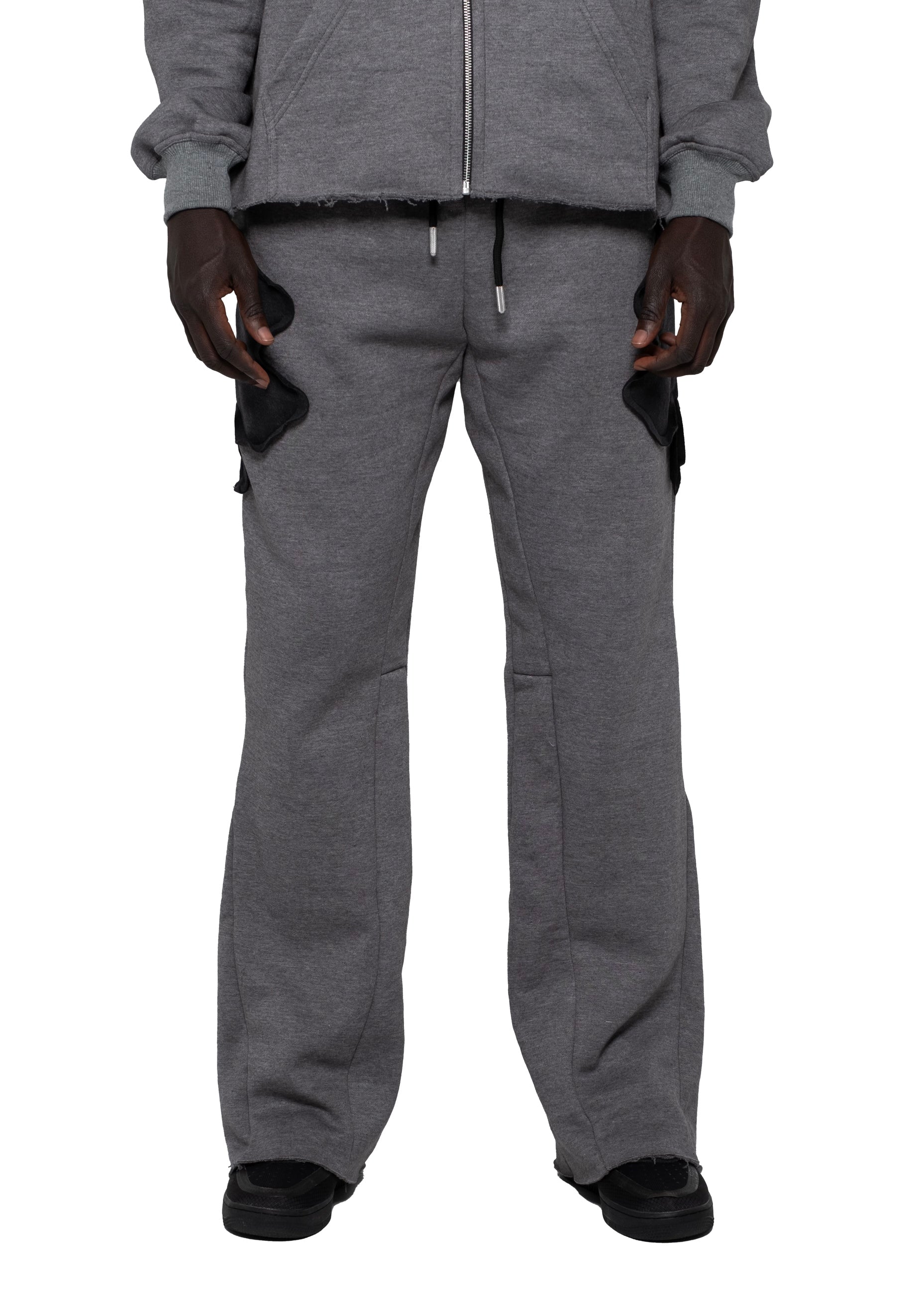 Stitched Clover Sweatpants Heathered Gray