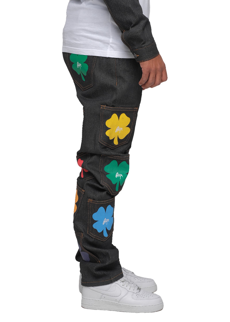 Pocket Denim Pants