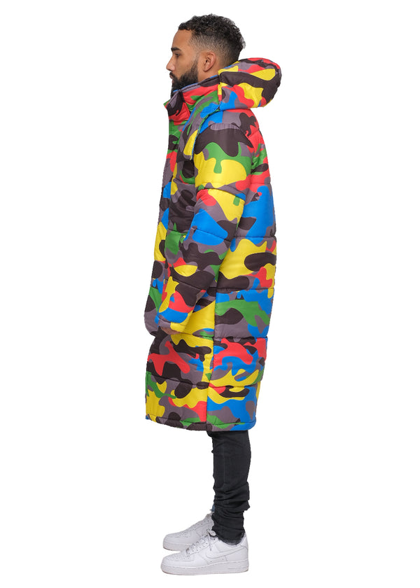 Camo Extended Oversized Jacket