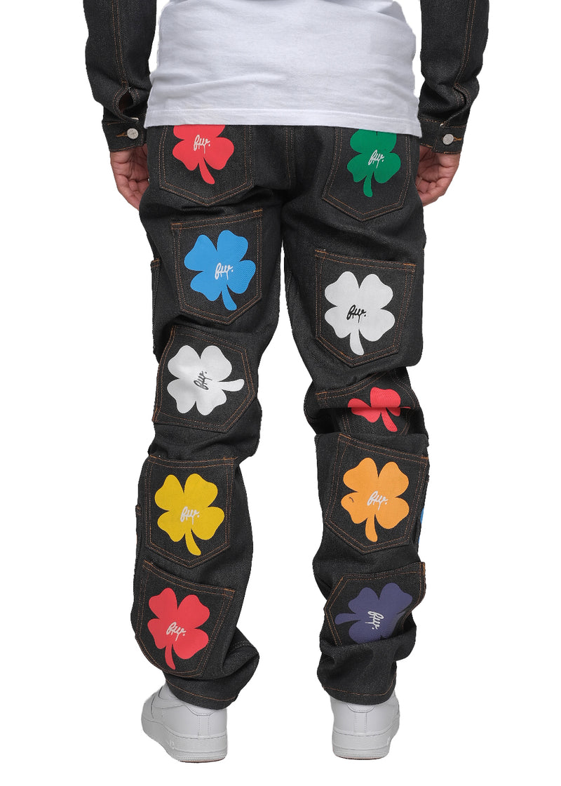 Pocket Denim Pants