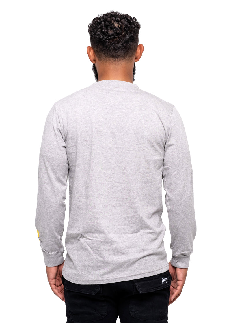 Gray Camo Clover Long Sleeve Shirt
