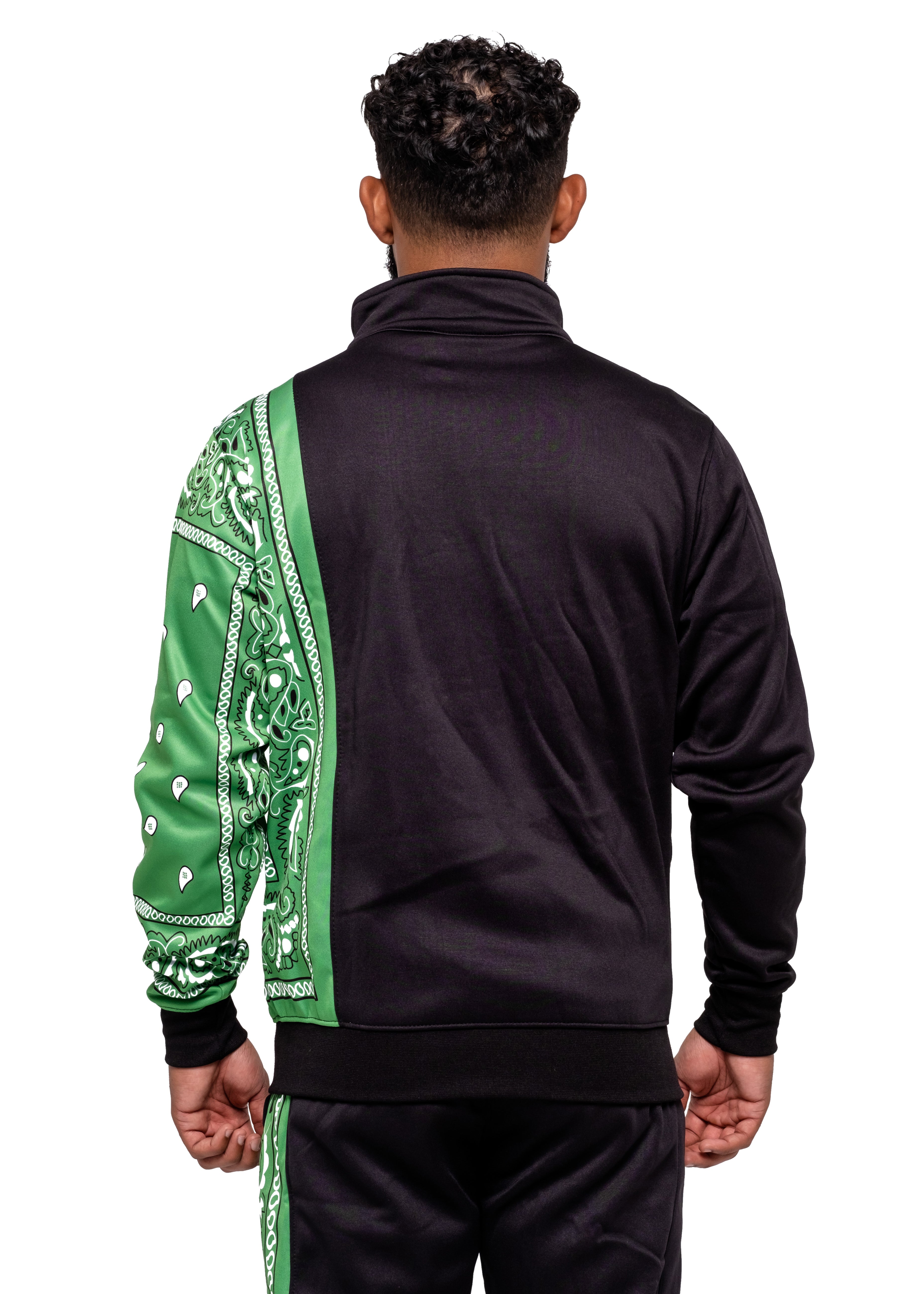 Green Bandana Track Jacket