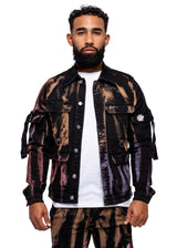Tie Dye Denim Jacket