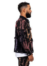 Tie Dye Denim Jacket
