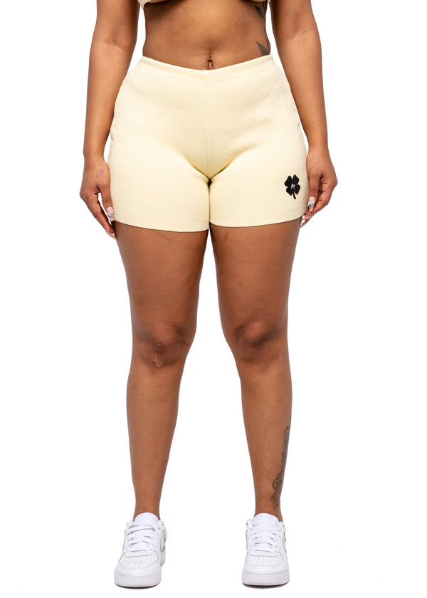 Pastel Yellow Shorts