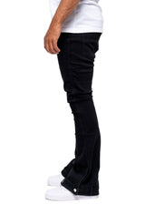 Black Flare Denim Pants