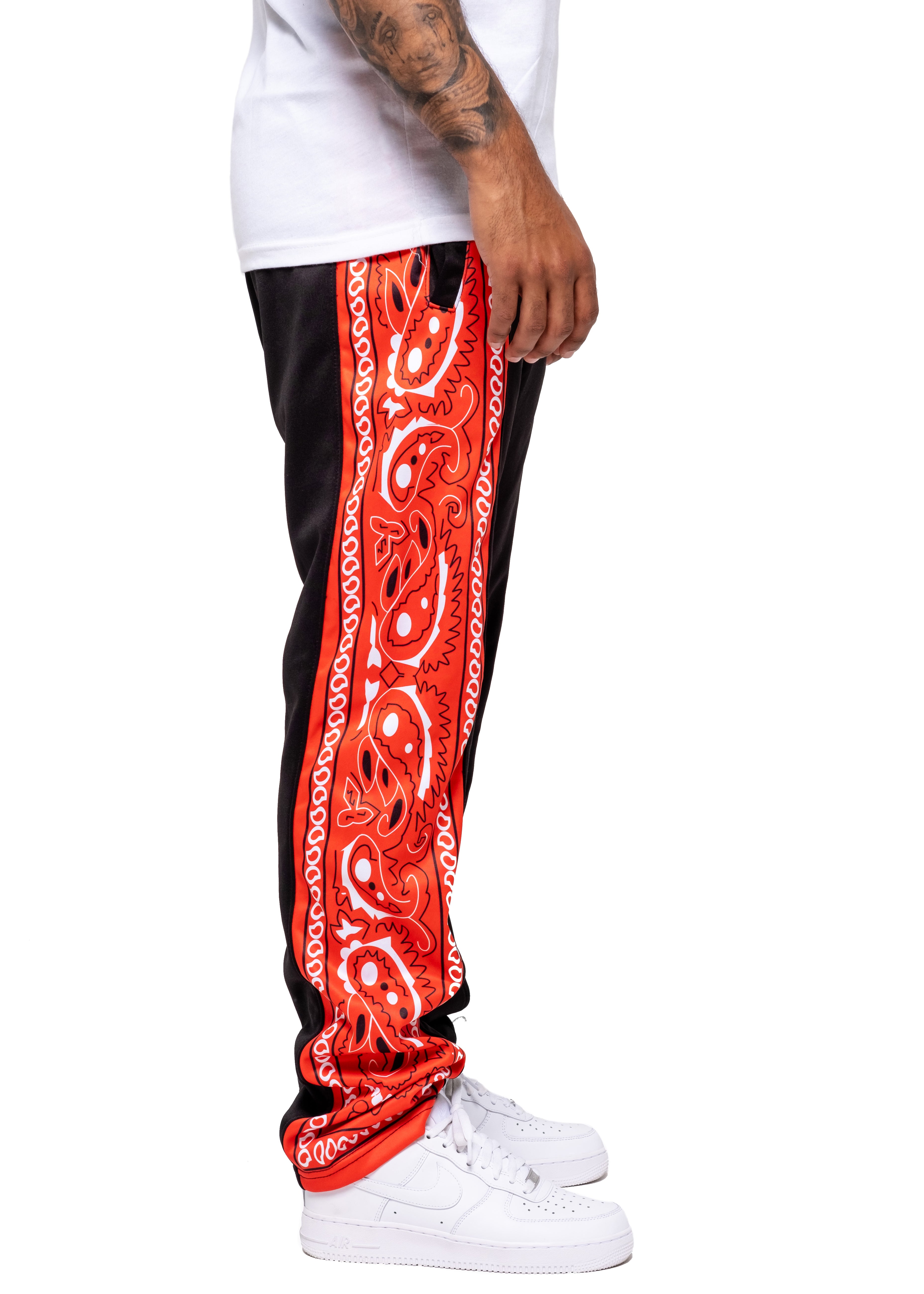 Red Bandana Track Pants