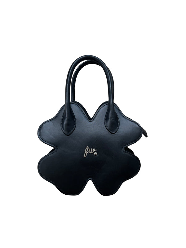 Clover Silhouette Leather Handbag
