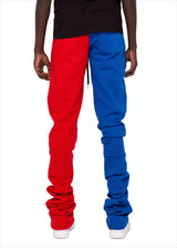 Blue/Red Split Sweatpants
