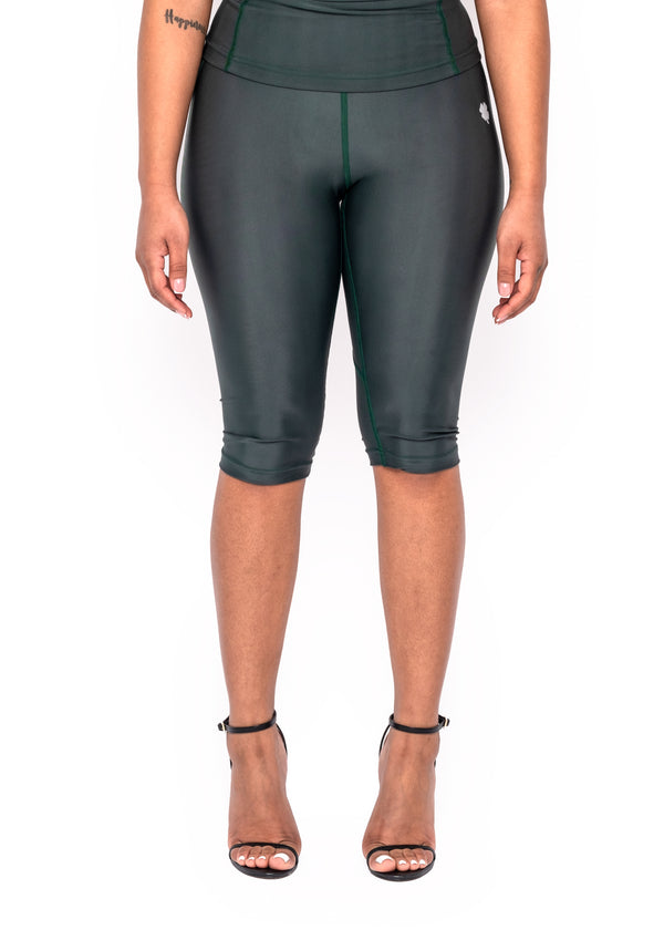 Green 3M Capri Leggings