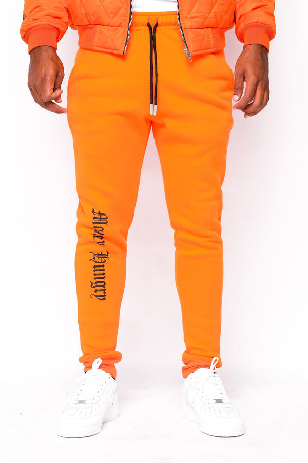 Orange Money Hungry Sweatpants