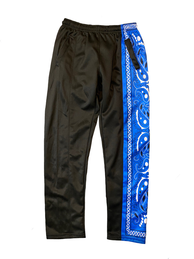 Blue Bandana Track Pants