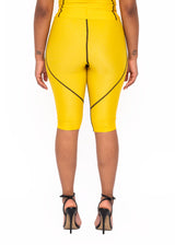 Yellow 3M Capri Leggings